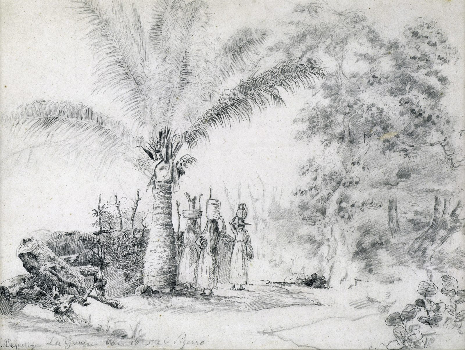 La Guaira · Camille Pissarro, 1852